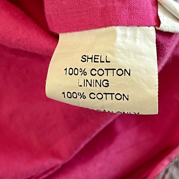 Hazel Vintage Bright Pink & Gray Embroidered Peasant blouse Extra Small XS GUC - Picture 16 of 16